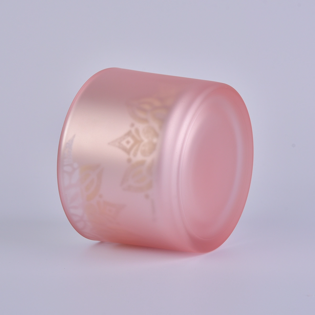 12oz glass candle jar with lid