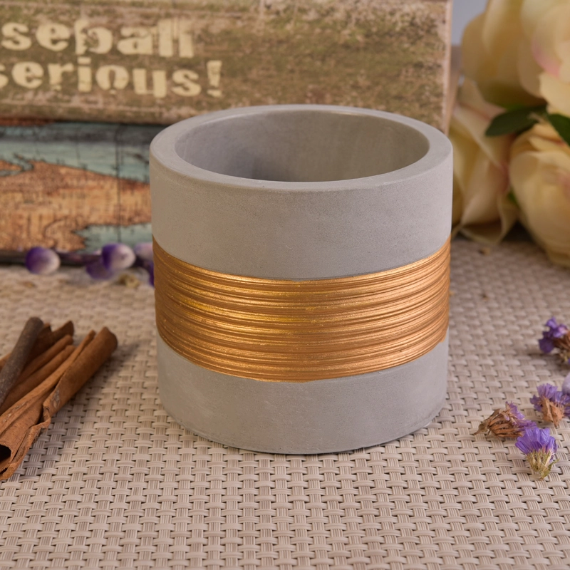 Wholesale Customized Concrete Candle Jars