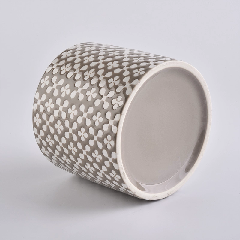 Wholesale customized ceramic candle jar