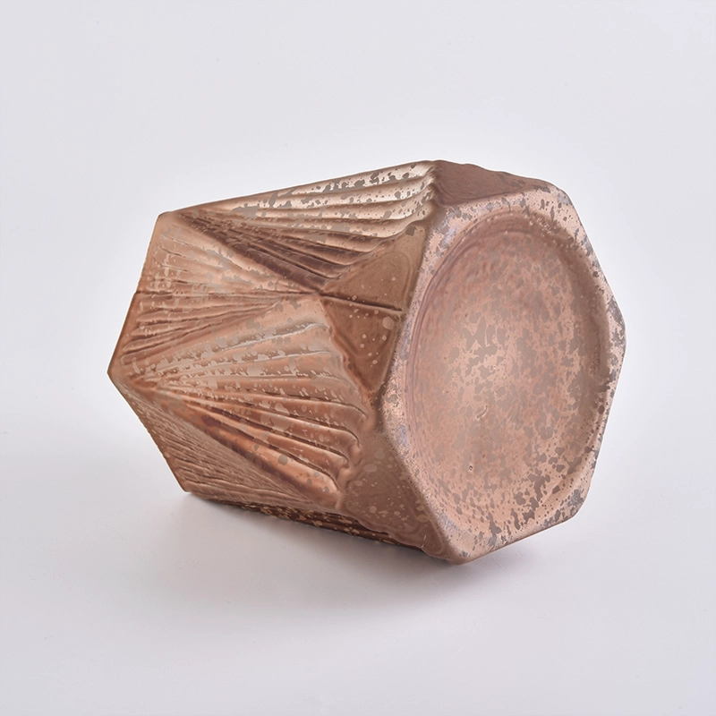 Unique Design Tree Pattern Glass Candle Holders