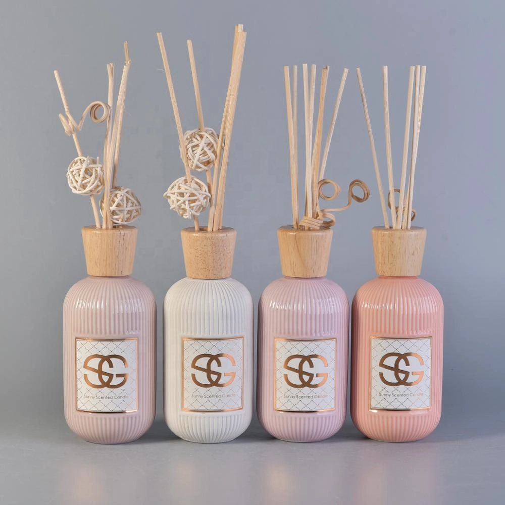 247ml decorative room ceramic reed diffuser bottle empty