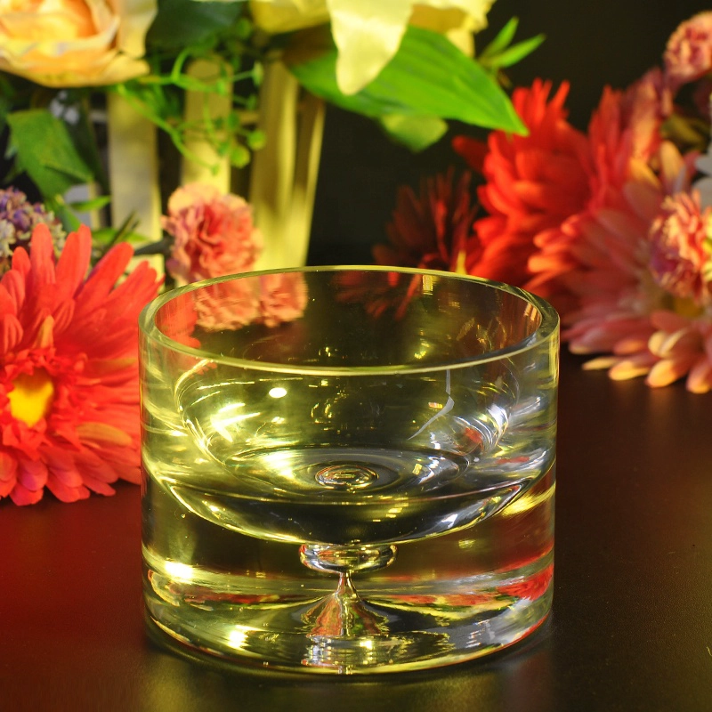 6oz 8oz 10oz Custom luxury decorative tealight empty candle glass holders