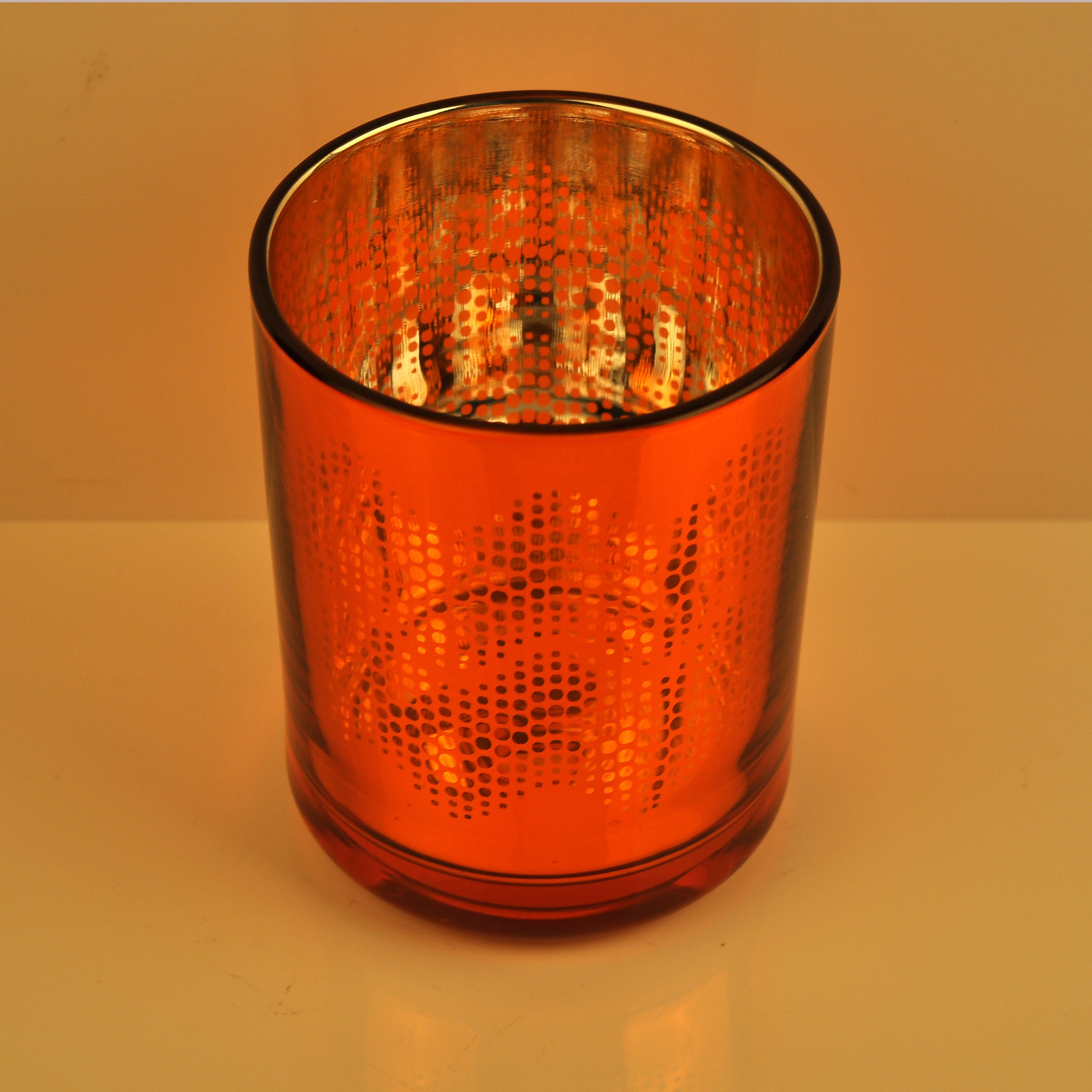6oz 8oz 10oz Luxury spraying empty candle jars glass wholesales