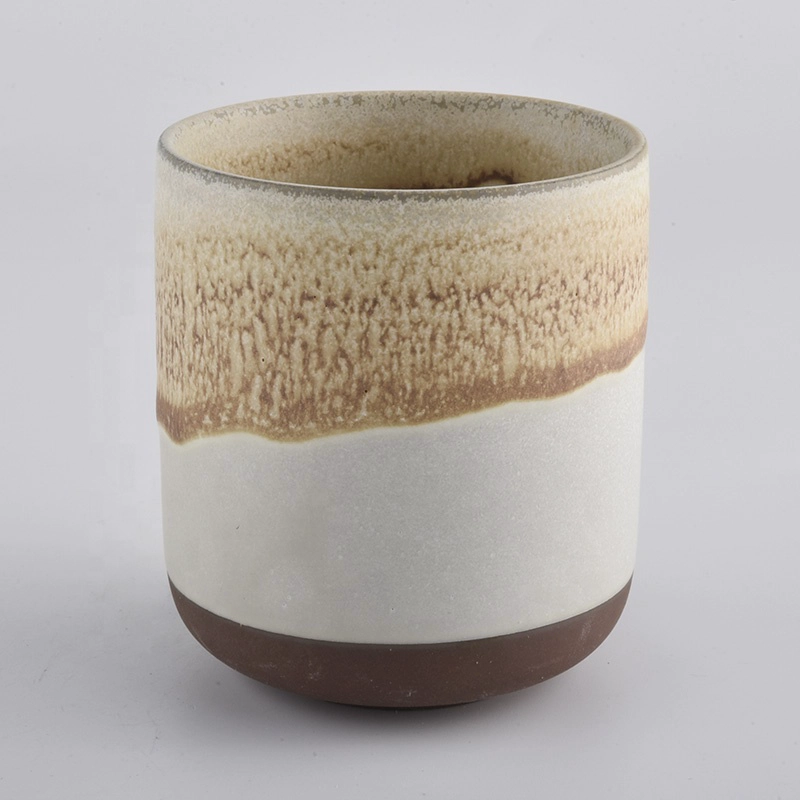 Modern 10oz Ceramic Jars For Candle Making