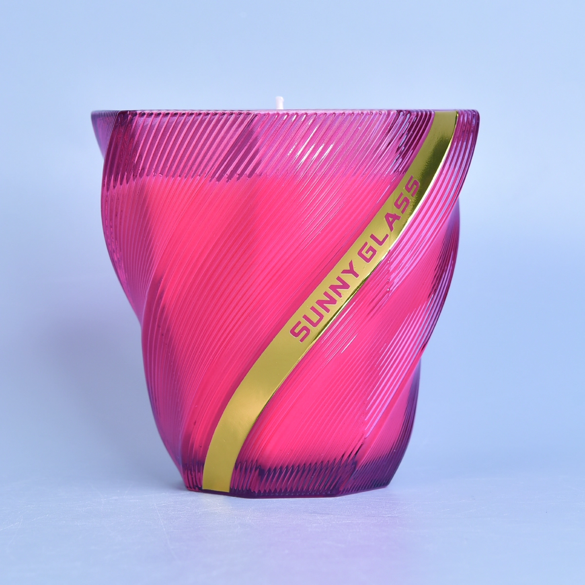 Sunny new design tealight scented glass candle holder 8oz 10oz