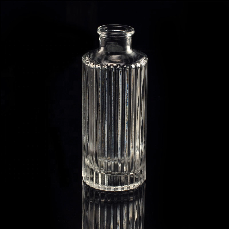 Home decoration wholesale 200ml glass reed diffuser fragrance glass bottle