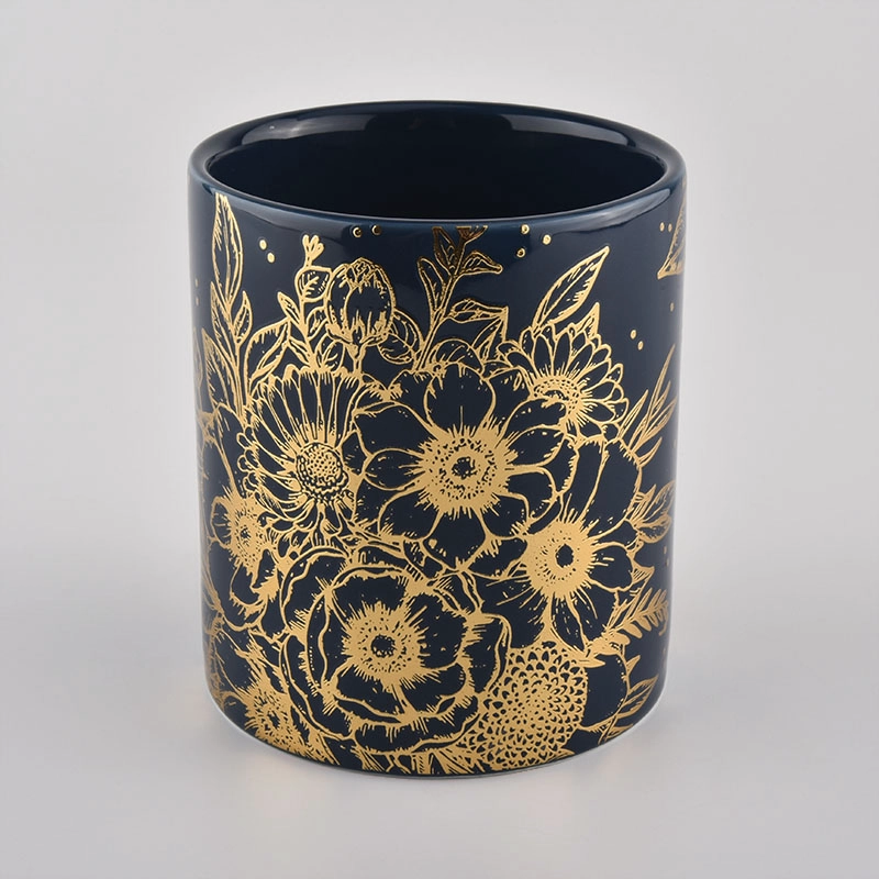 Custom Cylinder Candle Holder Ceramic