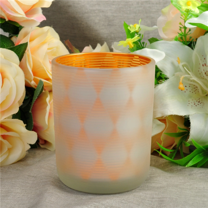Customized Christmas Wedding Decorative Glass Candle Jars Wholesale