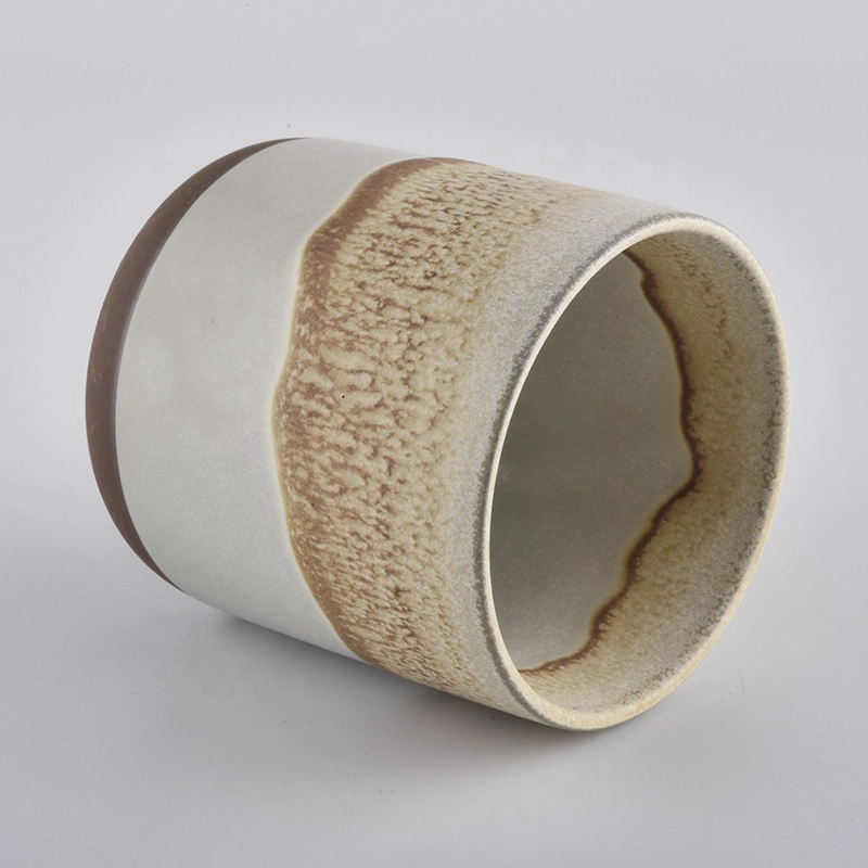 Modern 10oz Ceramic Jars For Candle Making