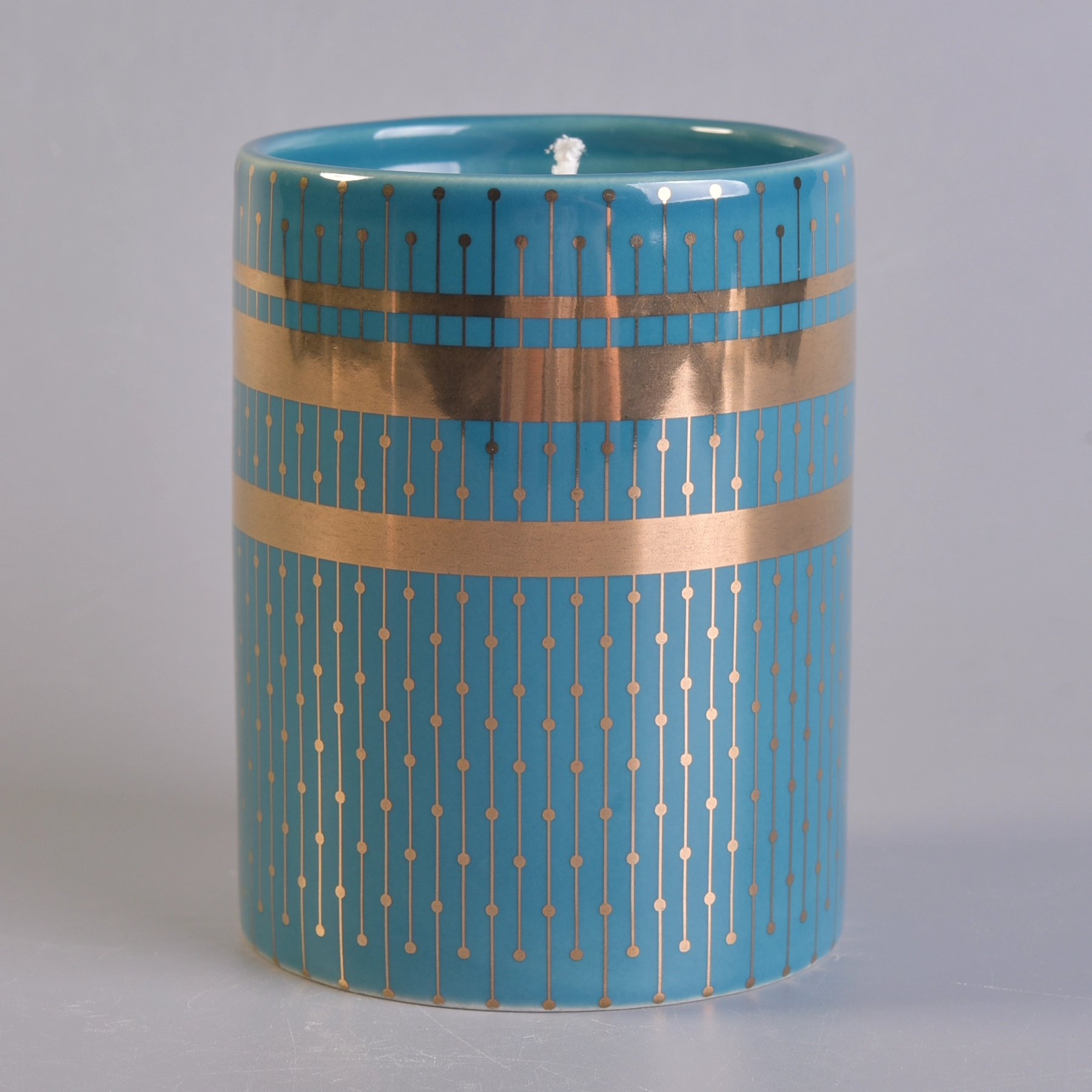 300ml Ceramic Candle Holders Ceramic Jar For Candle Making