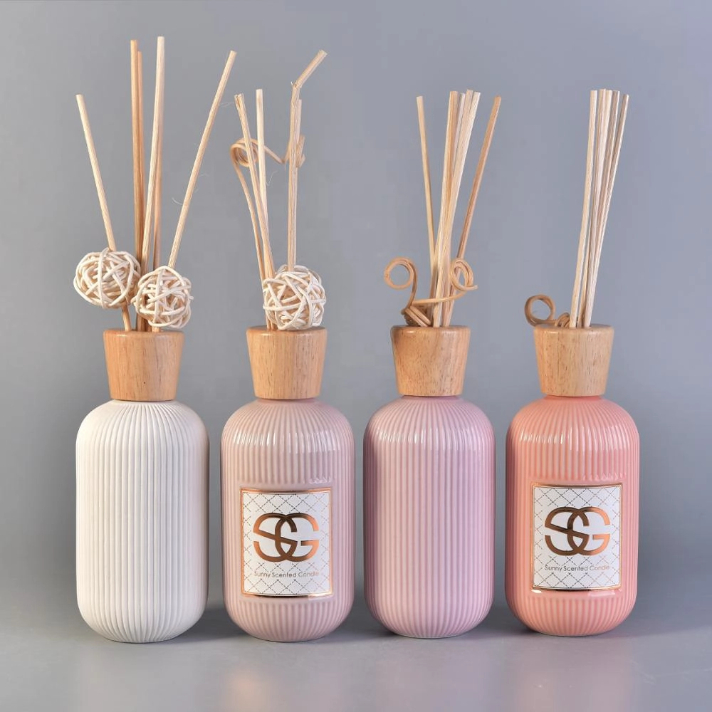 247ml decorative room ceramic reed diffuser bottle empty