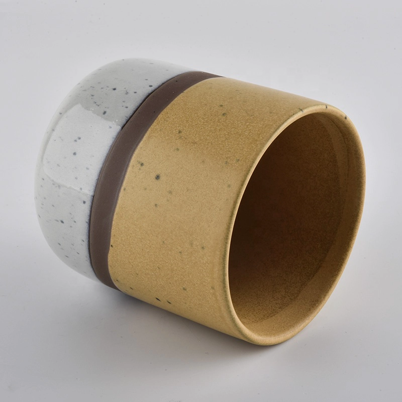In bulk glaze cylinder votive ceramic candle holder jars