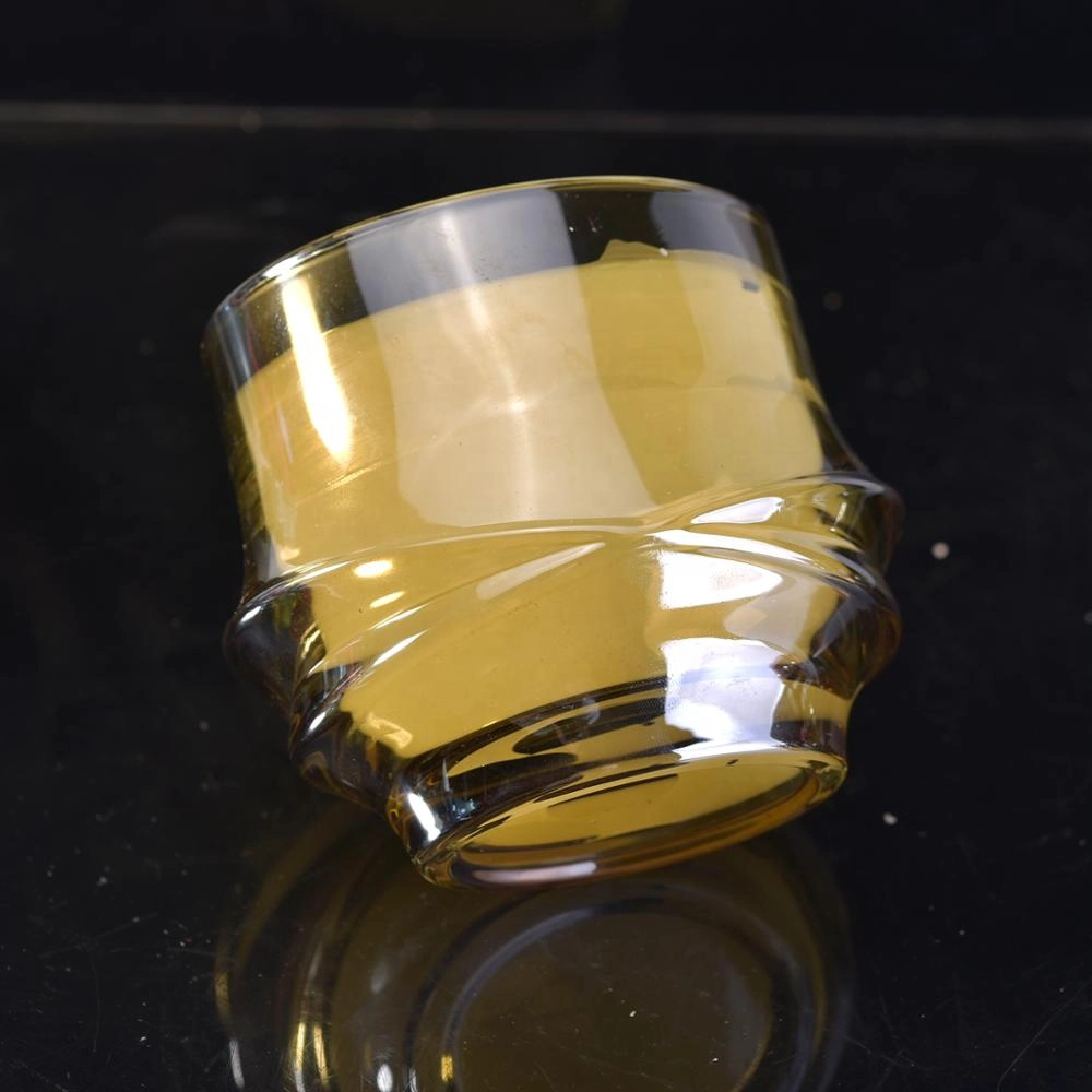10oz 20oz Sunny gold Luxury decorative candle glass holders