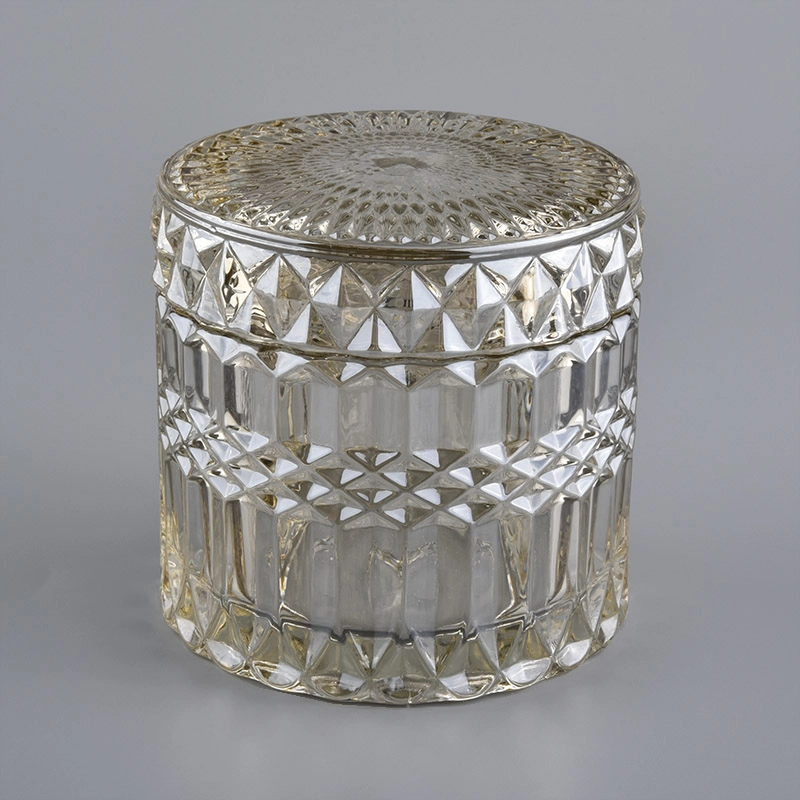 Popular Glass Candle Jar With Lids