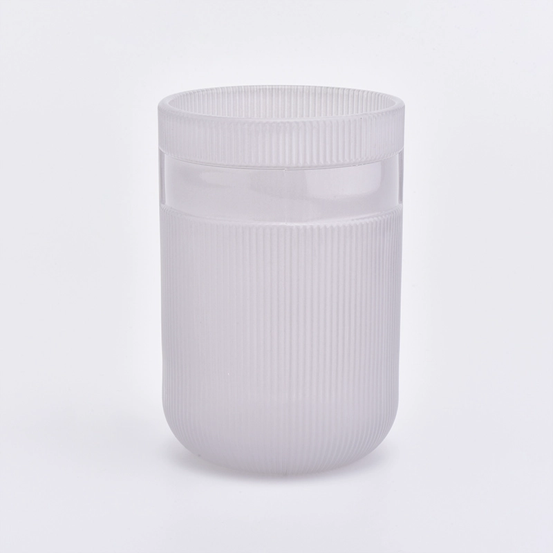 Hot Sale Beautiful Glass Candle Jar For Candle Making