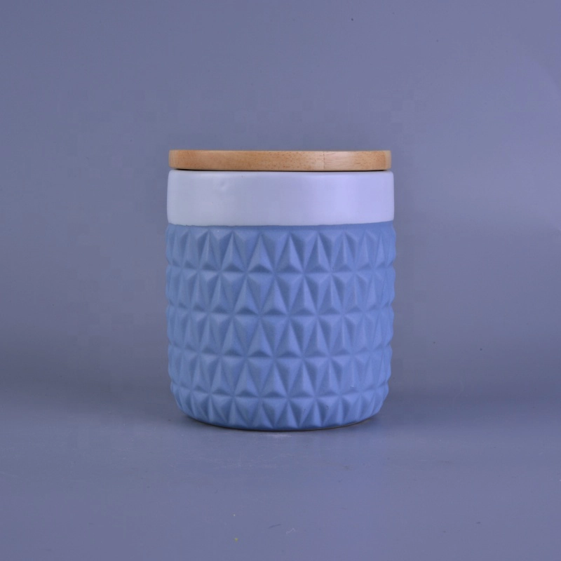Ceramic Candle Jar With Lid