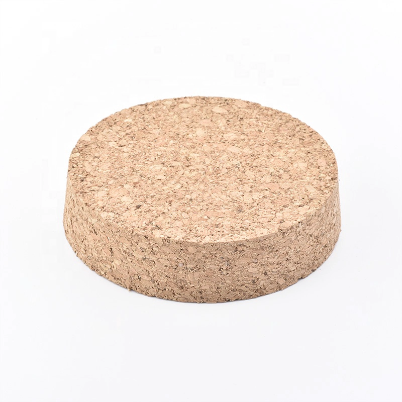 Custom Size Cork Lids For Scented Candles Glass Jars