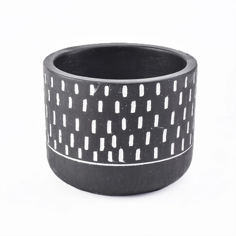 Wholesale Cement Concrete Glass Candle Vessels