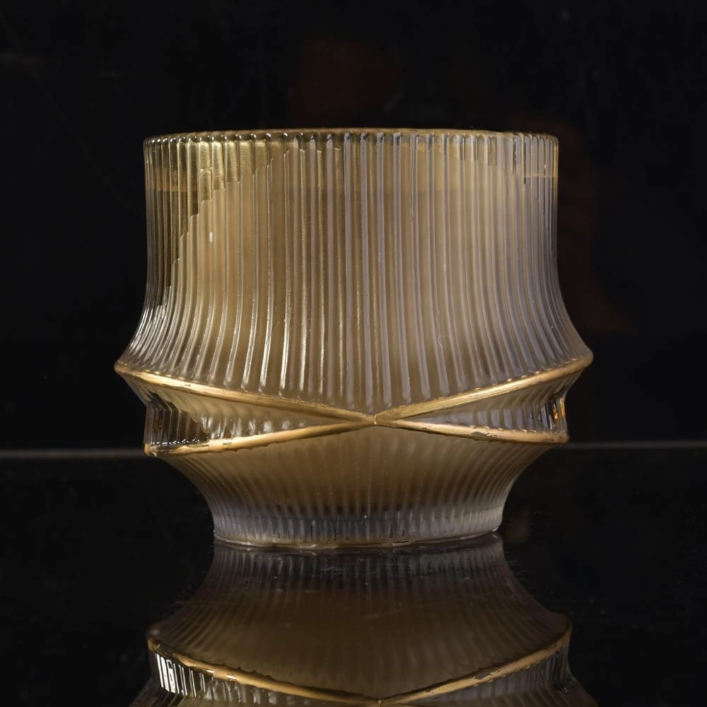 Sunny home decoration customized glass candle jars wholesales