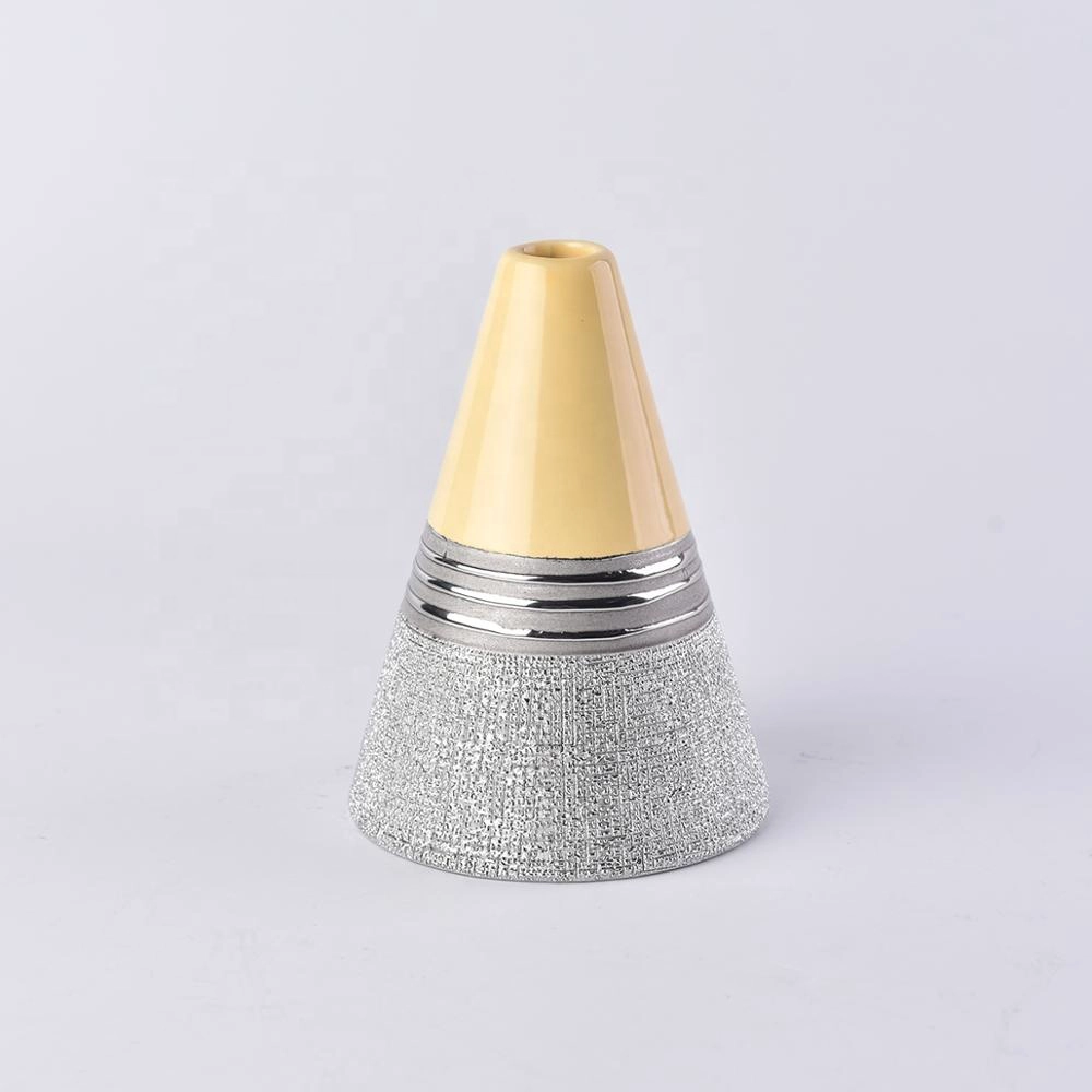 Home aroma Triangle oil essential reed ceramic diffuser bottles
