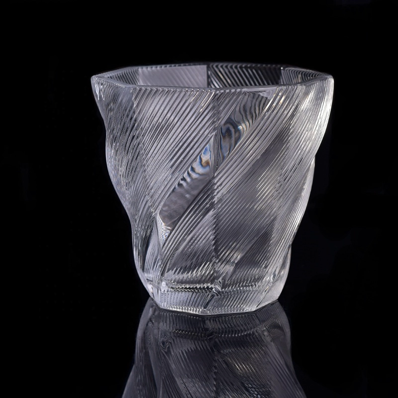 Sunny tea light empty glass candle holder 10oz 12oz