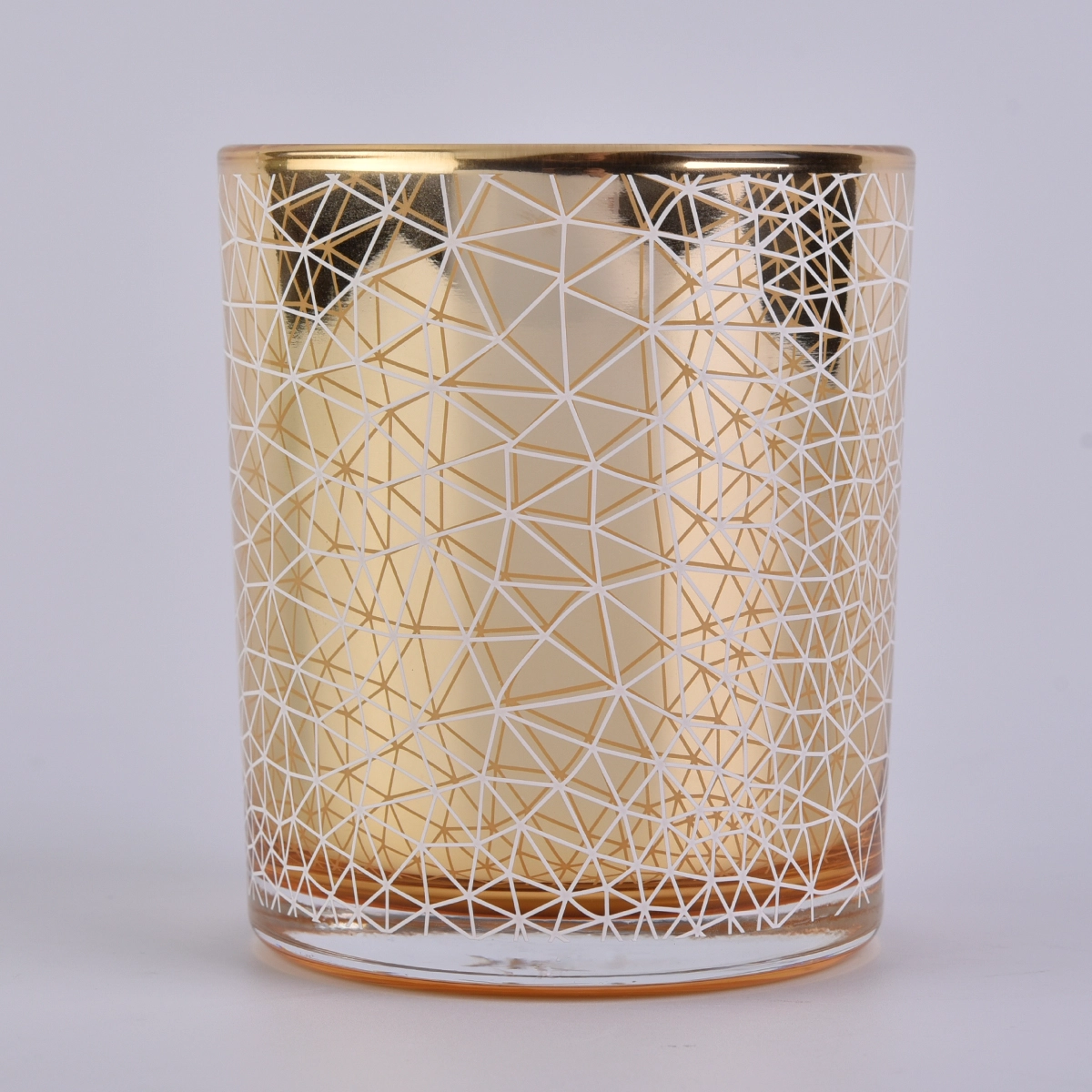 Unique Gold Glass Candle Jars Wholesale