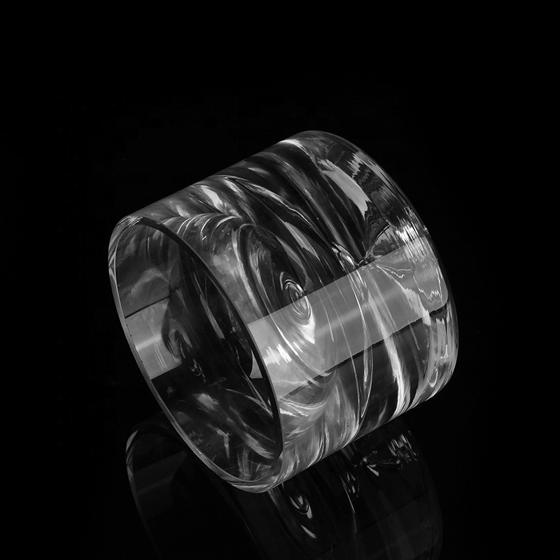 6oz 8oz 10oz Custom luxury decorative tealight empty candle glass holders