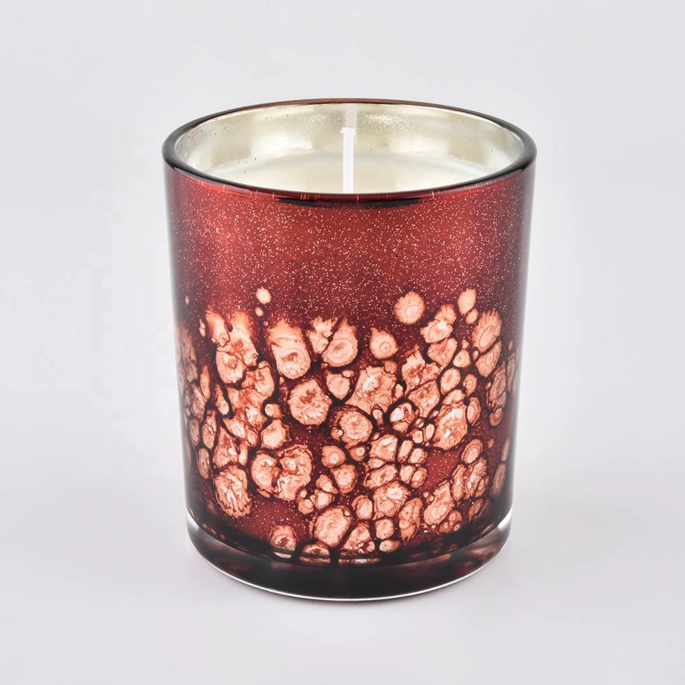 Christmas Gift Glass Candle Jars For Candle Making