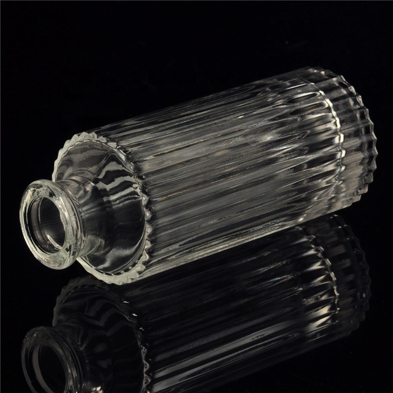 Home decoration wholesale 200ml glass reed diffuser fragrance glass bottle