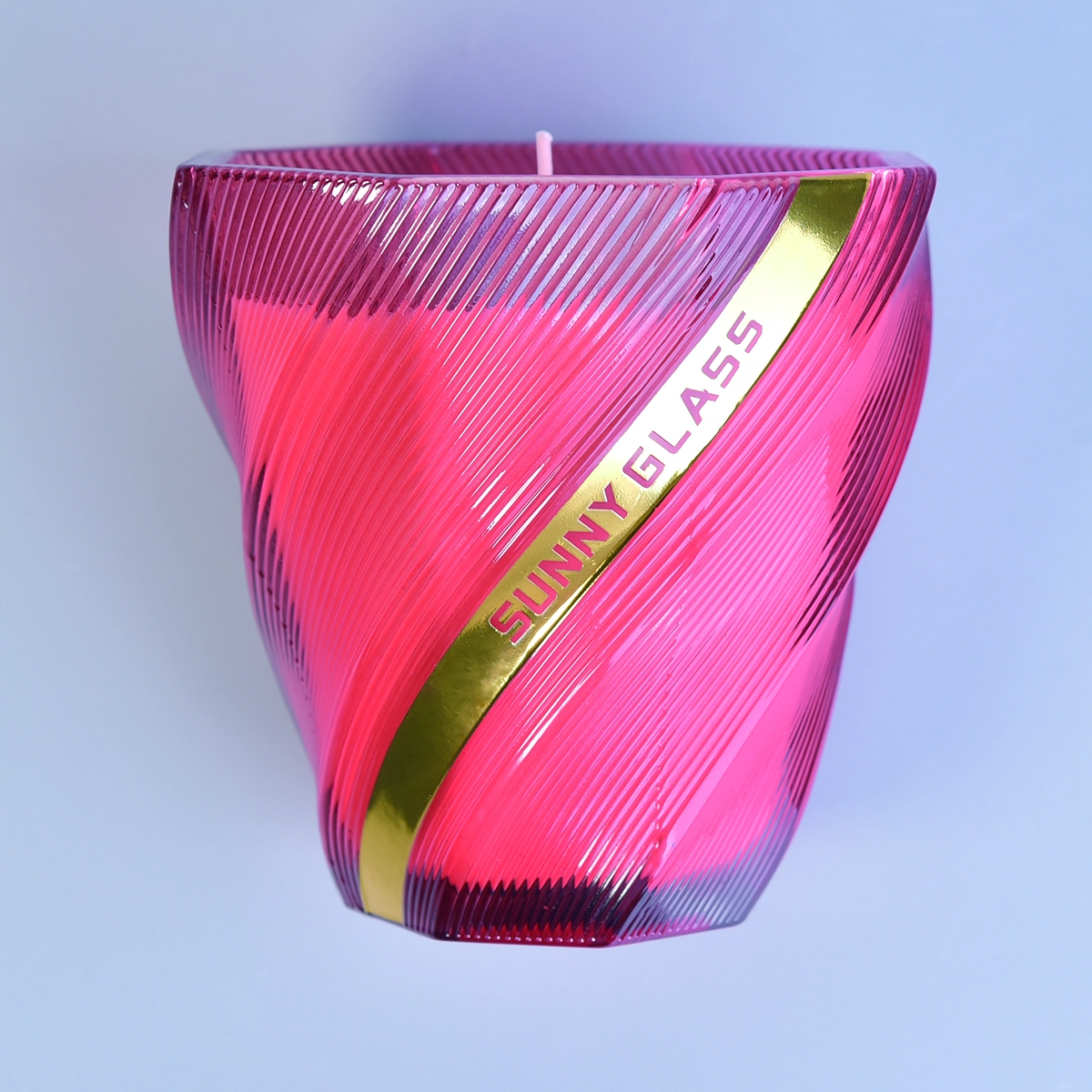Sunny new design tealight scented glass candle holder 8oz 10oz