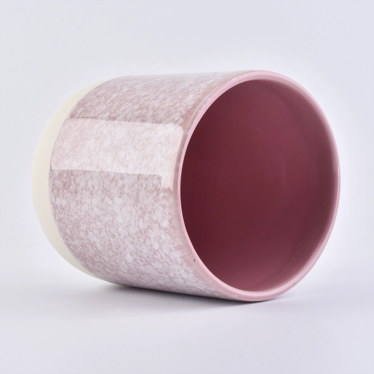 Custom Empty Ceramic Candle Vessels Wholesale