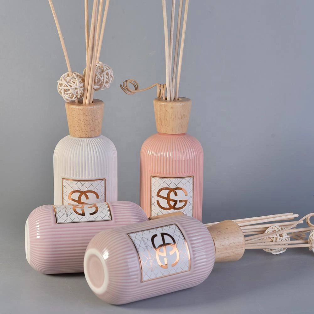 247ml decorative room ceramic reed diffuser bottle empty