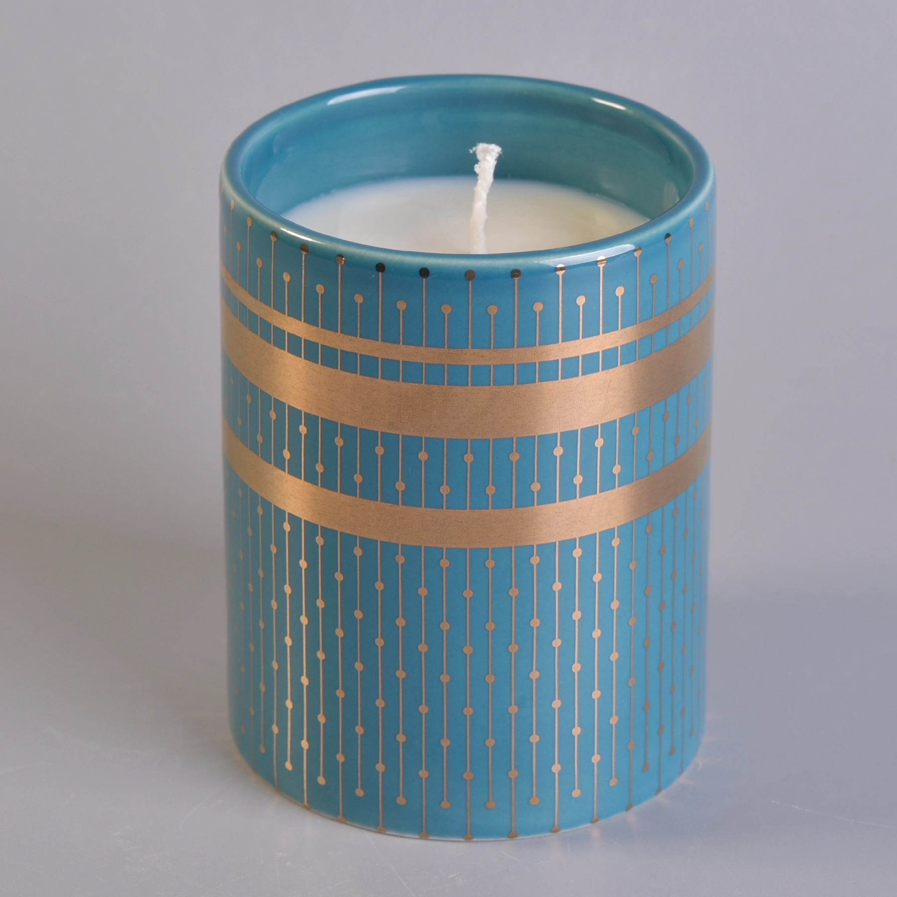 300ml Ceramic Candle Holders Ceramic Jar For Candle Making