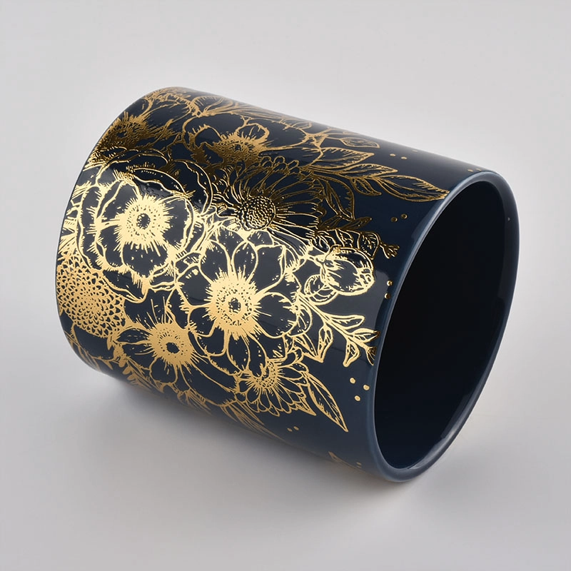 Custom Cylinder Candle Holder Ceramic