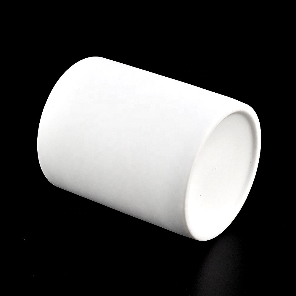 Hot Sale Matte White Ceramic Candle Jars