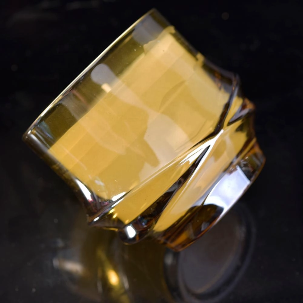 10oz 20oz Sunny gold Luxury decorative candle glass holders
