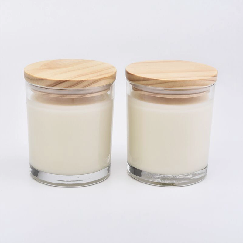 Pine Wood Lids For Scented Candle Jars