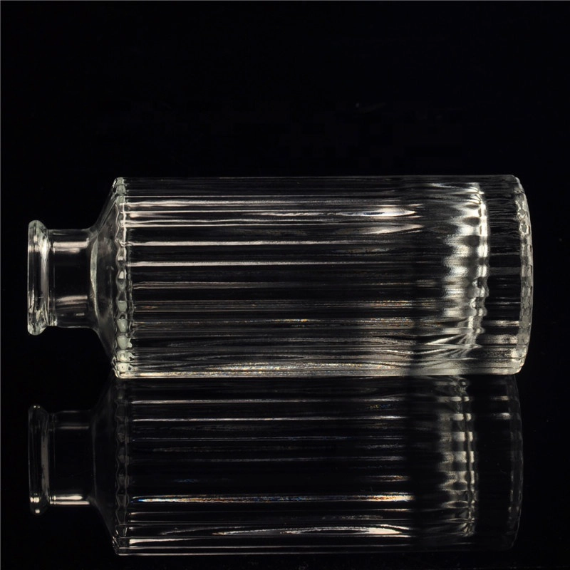 Home decoration wholesale 200ml glass reed diffuser fragrance glass bottle