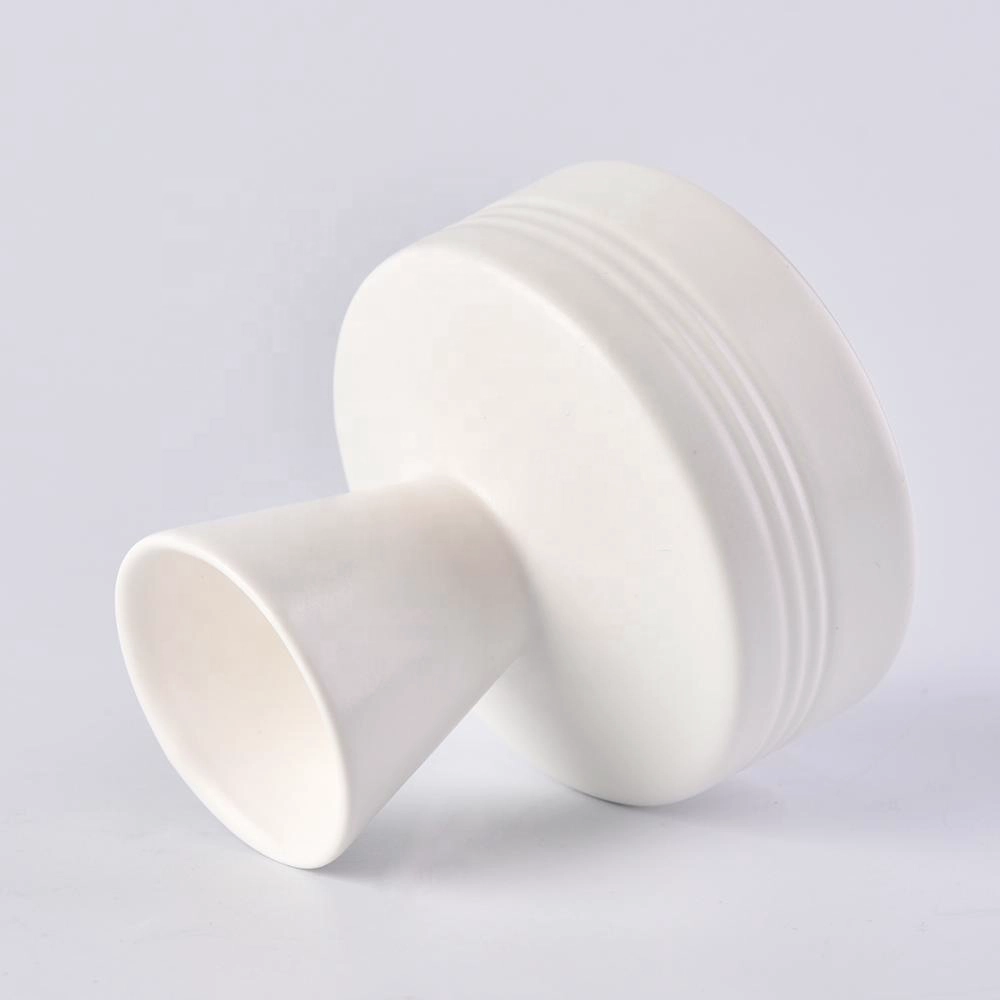 Custom matte home decoration white reed ceramic diffuser bottles