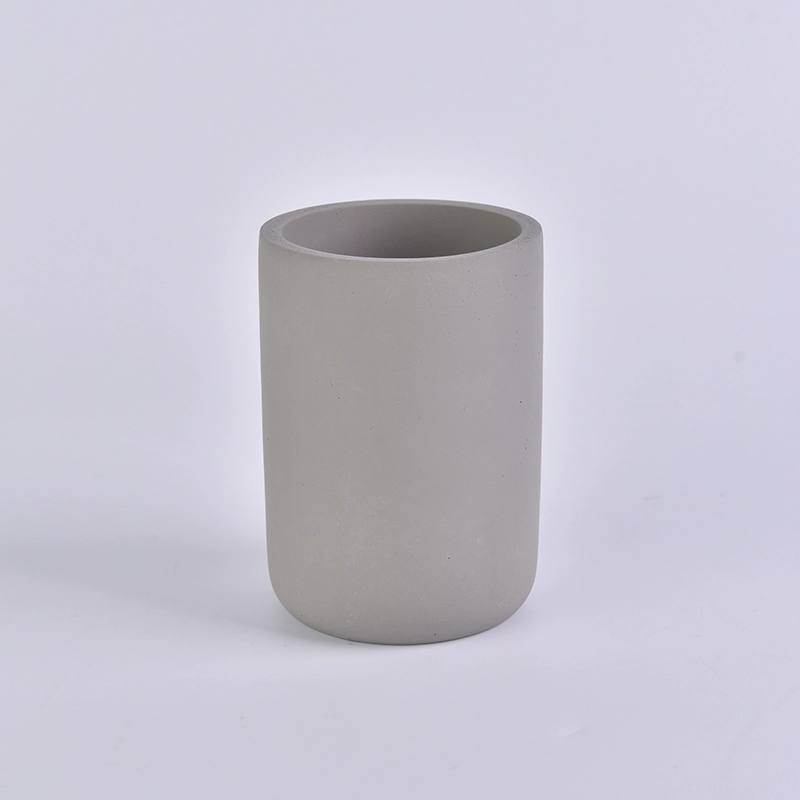 Cement Candle Jars