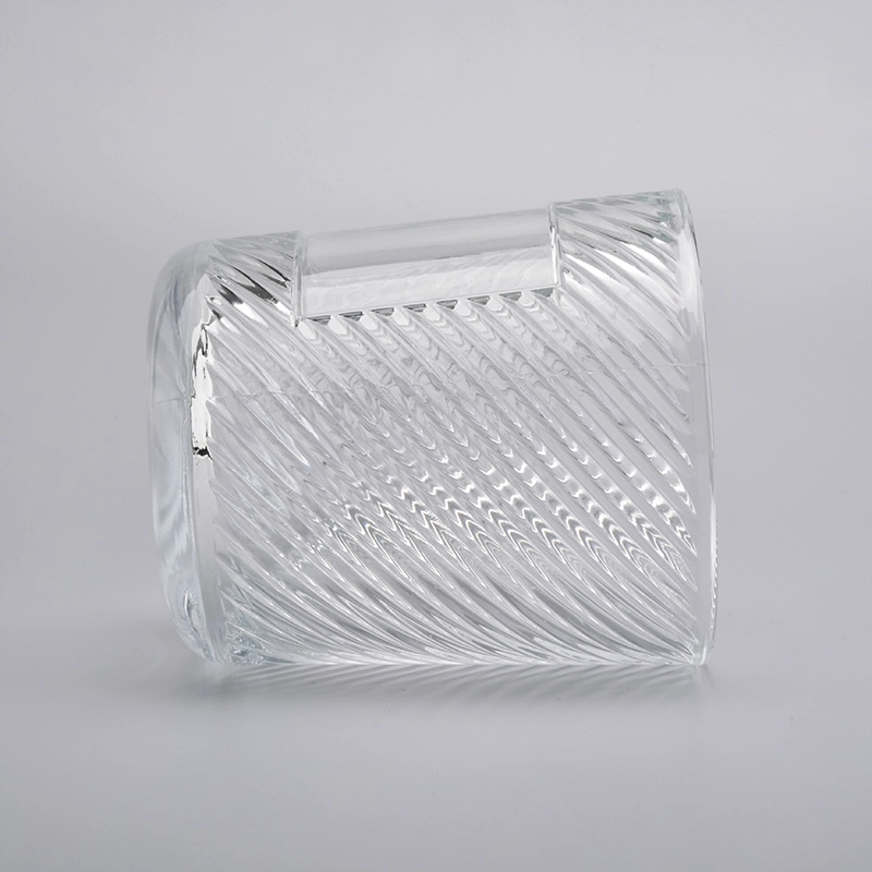 New Arrival Embossed Ceramic Candle Jars