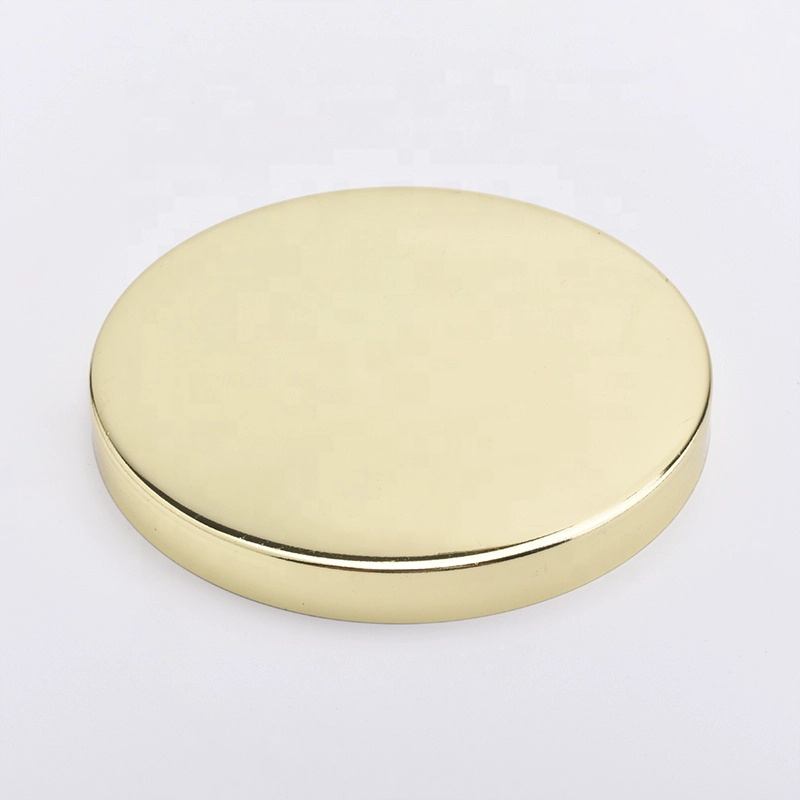 Luxury rose gold lids for candle glass jar