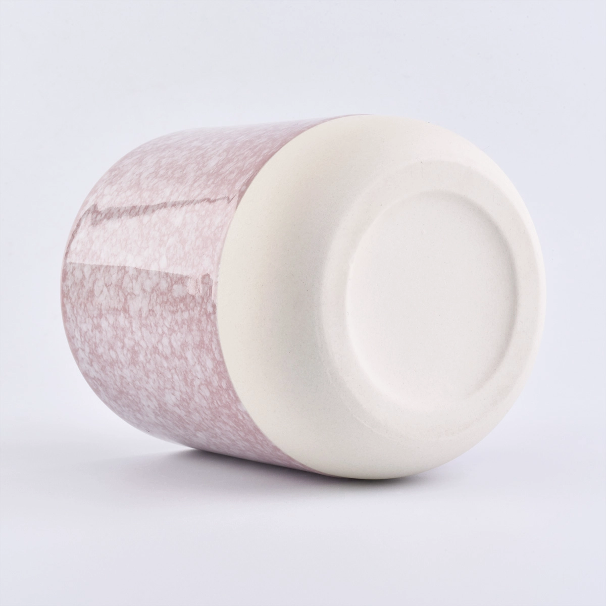 Custom Empty Ceramic Candle Vessels Wholesale
