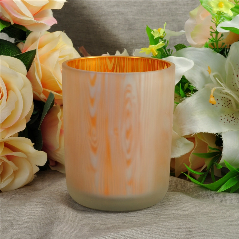 Customized Christmas Wedding Decorative Glass Candle Jars Wholesale