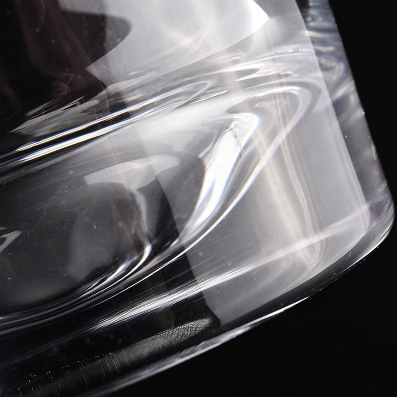 Thick Wall Crystal Glass Candle Jars