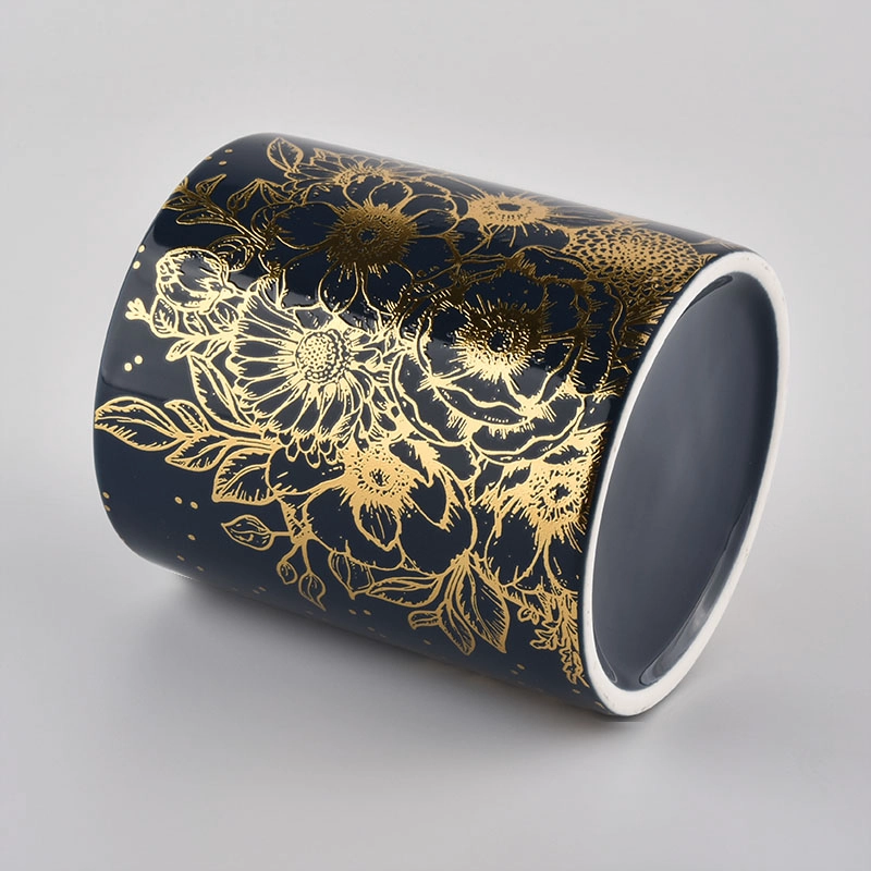 Custom Cylinder Candle Holder Ceramic
