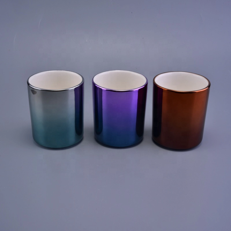 Custom copper ceramic candle vessels wholesale