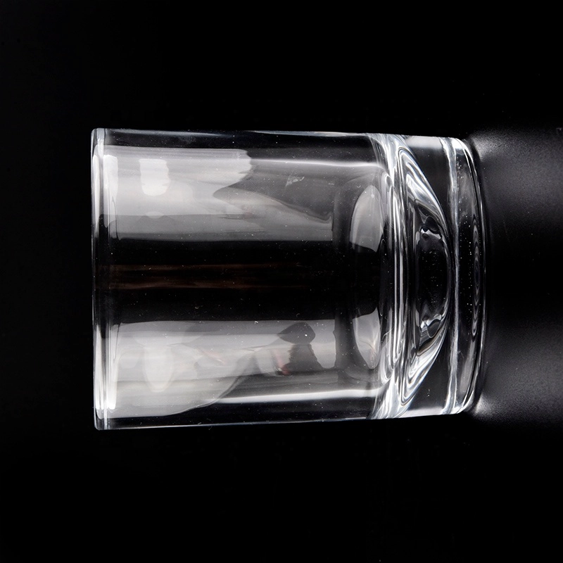 Thick Wall Crystal Glass Candle Jars