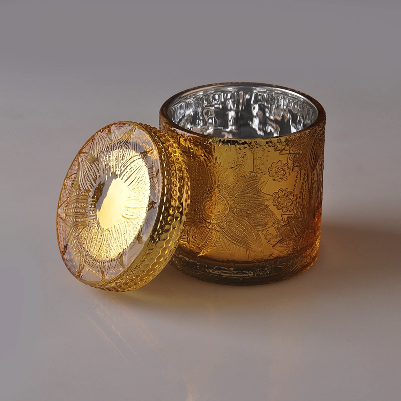 Glass Candle Jar With Glass Lids Custom Candle Jar Supplier