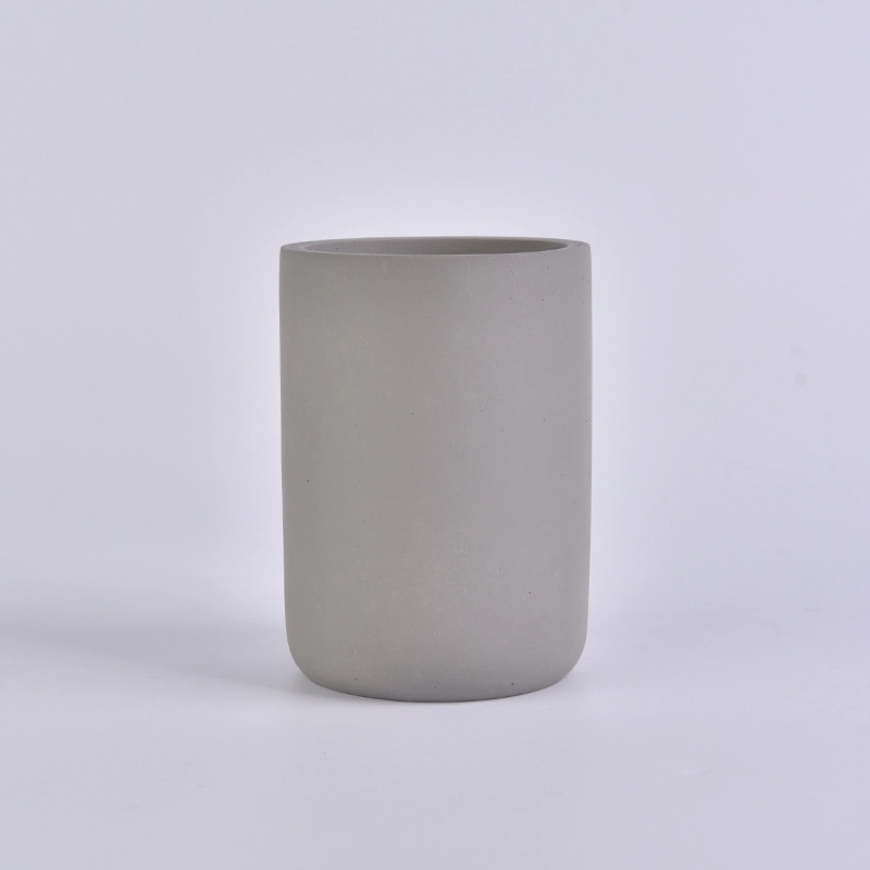 Cement Candle Jars
